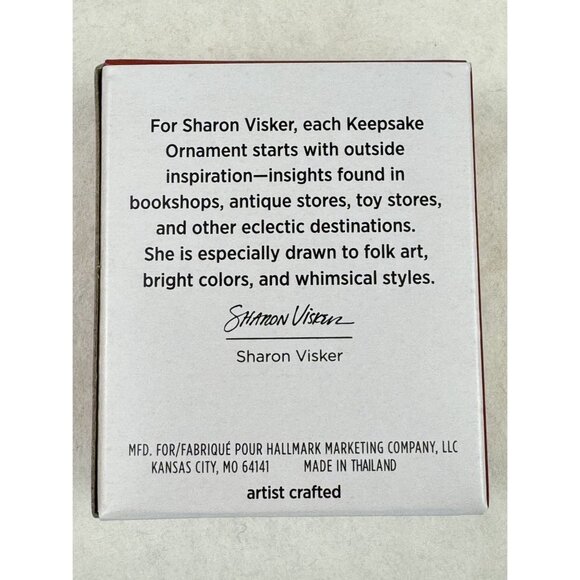 Hallmark 2021 Sugar Skull Sweetie 1.5" Mini Ornament Christmas Folk Art Holiday - Picture 4 of 10